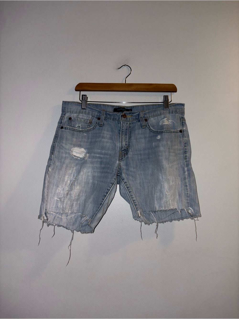 Levi’s | Distressed Denim Shorts